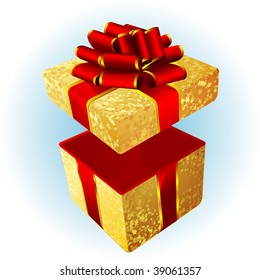 Gift box. Vector.