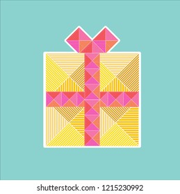 Gift Box vector background