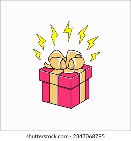 gift box vector design illustration
