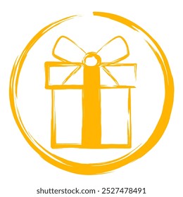 ilustración de diseño de Vector de caja de regalo. Imágenes producidas sin el uso de ninguna forma de software de IA