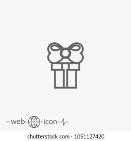 gift box vector icon