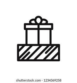 Gift box vector icon