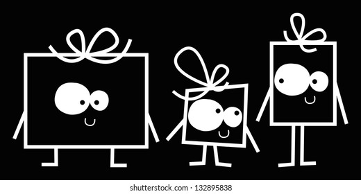 gift box, vector icon