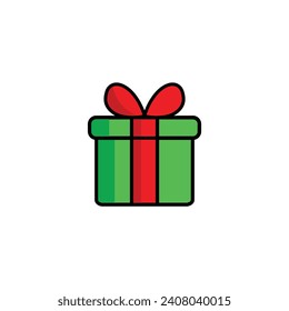 gift box - vector icon