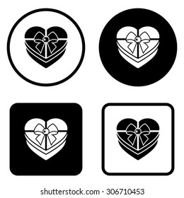 Gift box - vector icon