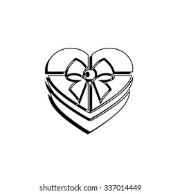 Gift box - vector icon