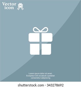 Gift box Ã¢?? Vector icon
