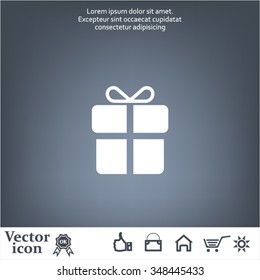 Gift box Ã¢?? Vector icon