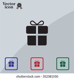 Gift box Ã?Â¢?? Vector icon