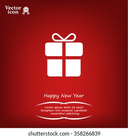 Gift box Ã¢?? Vector icon