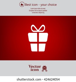 Gift box Ã¢?? Vector icon