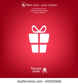 Gift box Ã¢?? Vector icon