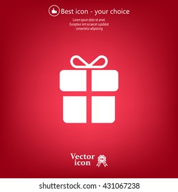 Gift box  Vector icon