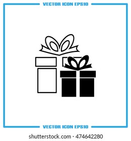 gift box vector icon