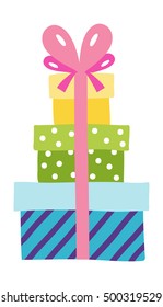 Gift box vector icon