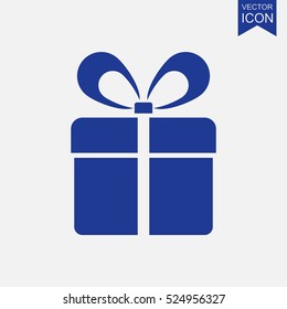 Gift box vector icon