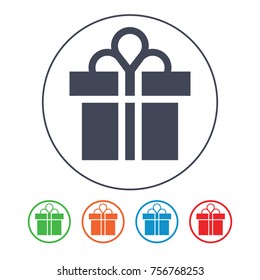 Gift box Vector Icon