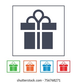 Gift box Vector Icon