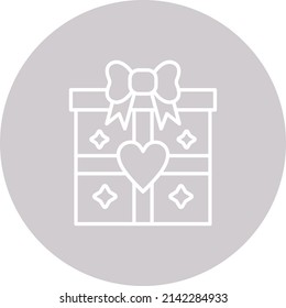 Gift Box vector icon. Can be used for printing, mobile and web applications.