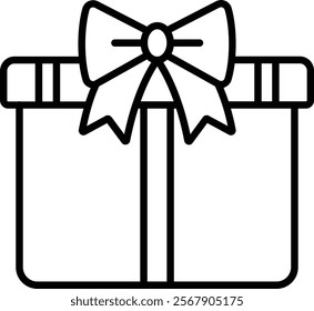 Gift Box vector icon. Can be used for printing, mobile and web applications.