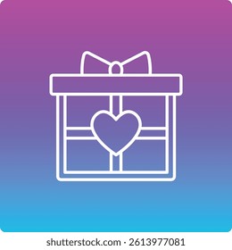 Gift Box vector icon. Can be used for printing, mobile and web applications.