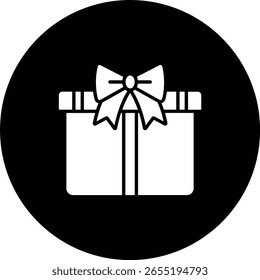 Icono del Vector de la caja de regalo. Se puede utilizar para aplicaciones de impresión, móviles y de Web.