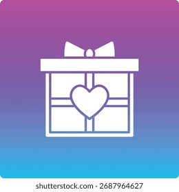 Gift Box vector icon. Can be used for printing, mobile and web applications.