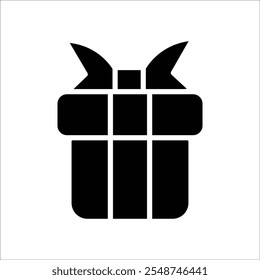 gift box vector icon line sign