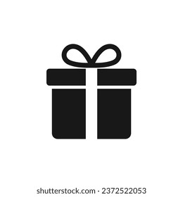 Gift box vector icon. Present Package Symbol