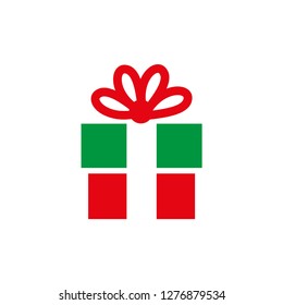 Gift Box vector icons set. Black illustration isolated for graphic and web design. - Vector
