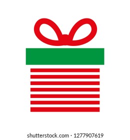 Gift Box vector icons set. Black illustration isolated for graphic and web design. - Vector