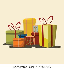 gift box vector illustration 
