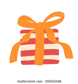 Gift box. Vector illustration