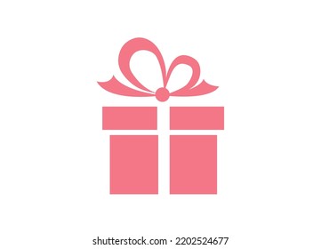 Ilustración vectorial de caja de regalo y arte.