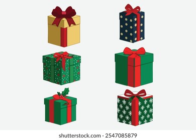 Gift box vector illustration art