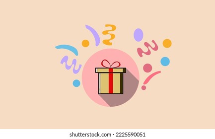 ilustración vectorial de caja de regalo eps 10