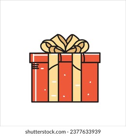 gift box vector illustration flat design