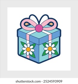 Gift box vector illustration icons