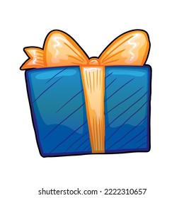Gift box vector illustration on white background