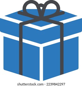 gift box Vector illustration on a transparent background. Premium quality symmbols. Glyphs vector icons for concept and graphic design.