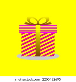 gift box vector illustration with ribbon