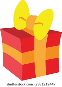 imagen vectorial de caja de regalo o imagen de clip