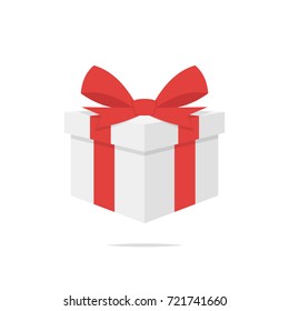 Gift box vector isolated illustration