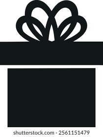 Gift box vector on a white background