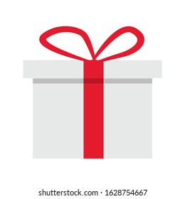 gift box vector. realistic style pictogram. gift box icon flat . vector illustration