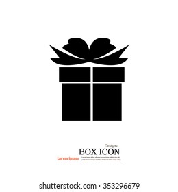 gift box vector.vector illustration.