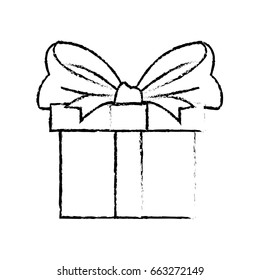 gift box wrapped ribbon bow decoration celebration