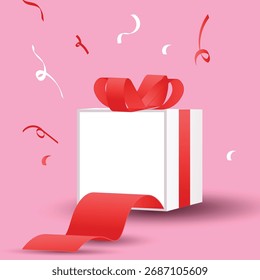 gift boxes, advertising promotion elements, surprise celebrations.