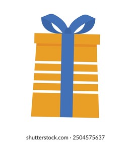 Gift boxes with bow knot. Surprise boxes. Celebrate birthday or Christmas.