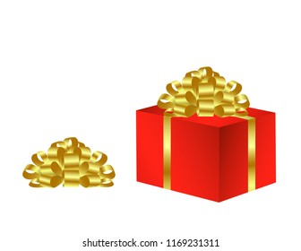 Gift boxes and bows